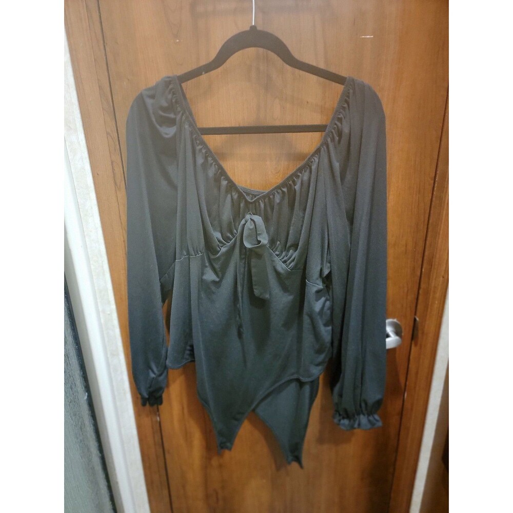 SHEIN Black Bodysuit Sz 3X